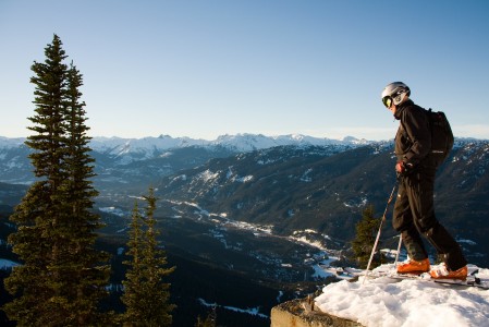 Whistlerin hiihtoalue tarjoaa Pohjois-Amerikan suurimmat korkeuserot.