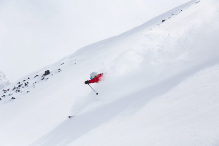 Piztalin hiihtokoulun Marco Beisteiner tietää, mistä löytyy alueen pehmeimmät lumet.