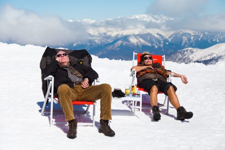 Kaikki eivät tule Kitzsteinhornin hiihtoalueelle laskuhommiin. Pelkästään auringosta, maisemista, tarjoiluista ja ilmapiiristä nauttiminen on toiseksi paras vaihtoehto.  