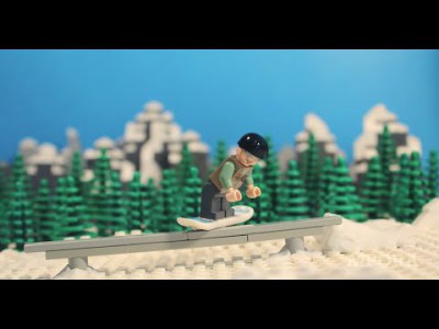 Lego-lumilautailua