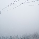 Krippenstein kabiinihissi lumisade