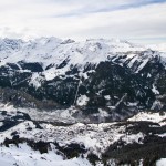 Wengen Mürren valley ski area
