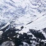 Wengen Mürren hiihtoalue vuoret