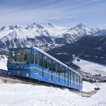 St. Moritz hiihtokeskus alppijuna