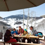 Beaver Creek rinneravintola perhe after ski
