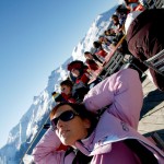 Sierre-anniviers rinneravintola after ski terassi
