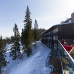 Koli hiihtokeskus hotelli maisematerassi