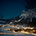 Dolomiitit Cortina hiihtokeskus alppikylä laskettelukeskus