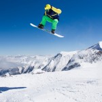 Kaprun Kitzsteinhorn snow park snowboarder