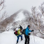 myoko ikenotaira off piste ski touring route
