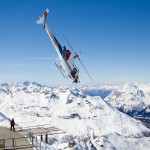 St. Moritz corvatsch top helicopter