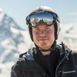 St. Moritz corvatch skier