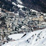 St. Moritz alpine village center