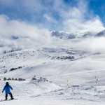 Grandvalira Andorra Llac del cubil snowboarding