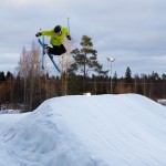 Ruosniemi Pori hiihtokeskus boksi hyppy