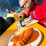 Innsbruck Stubai glacier eisgrat restaurant currywurst